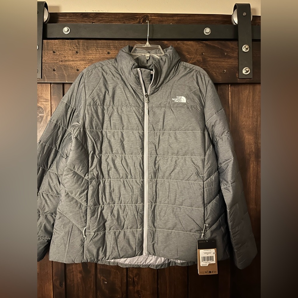 The North Face Womens Grey Puffer Jacket